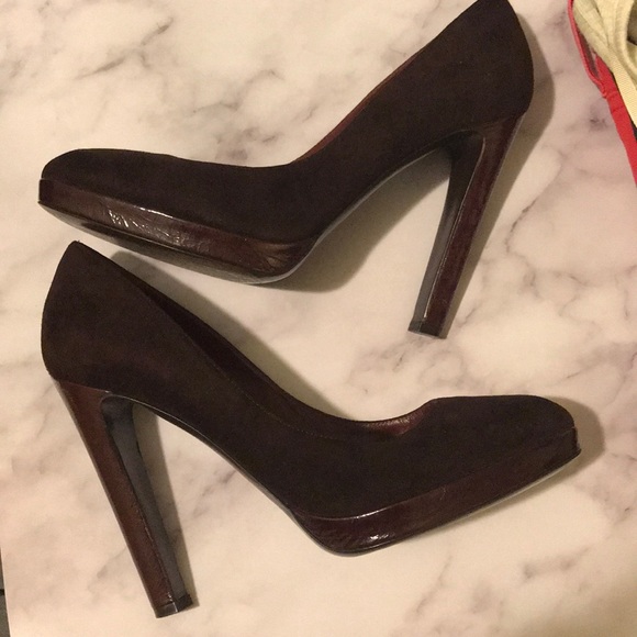 Sergio Rossi vero cucio suede italian pumps 39 - Picture 11 of 14